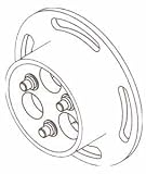 Saturn water pump holding tool