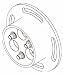 Saturn water pump holding tool