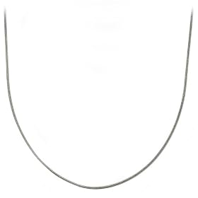 Sterling Silver 1.5mm Italian Snake Chain Necklace, 18″
