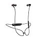 House of Marley, Uplift 2 Wireless Bluetooth Headphones - Long Battery Life, Ergonomic fit, Lightweight, Premium Sound, Adjustable Magnetic Clasp, Weighs 24 Grams, Easy Pairing, EM-JE103-SB Black