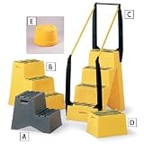 Buy Dixie Poly ST-3 Rubber 3 Step Step and Store, 500lbs Capacity, 20 Width x 28.5... by Dixie