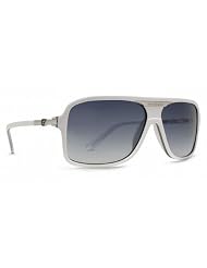 Von Zipper - Stache Sunglasses - White Sandwich Grey Gradient Lens by VonZipper