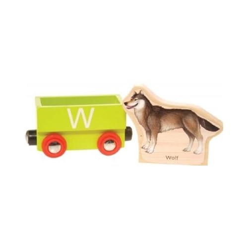 Wooden Wolf Train Car