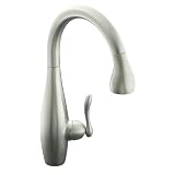 KOHLER K-692-VS Clairette Kitchen Sink Faucet, Vibrant Stainless