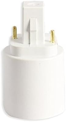 2pcs G24 to E26/e27 Light Lamp Bulb Base Socket Adapter Converter
