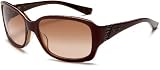 Oakley Women's Discreet Rectangular Sunglasses,Merlot Frame/Vr50 Brown Gradient Lens,one size