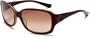 Oakley Women's Discreet Rectangular Sunglasses,Merlot Frame/Vr50 Brown Gradient Lens,one size