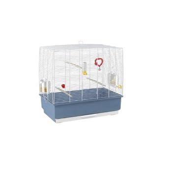 Ferplast - 52003814 - Cage pour oiseaux - Pour perruches - Complètement équipée - 59 x 33 x 57 cm - Vert (Import Allemagne)