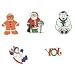 Toys : Glitter Holiday Tattoos - 36 pieces