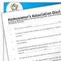 Homeowner's Association Disclosure (Socrates LF609-SF C)