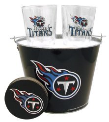 Tennessee Titans Bucket and Pint Glass Set