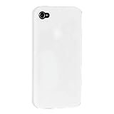Amzer Soft Gel TPU Skin Case for iPhone 4 - White (Fits AT&T iPhone)