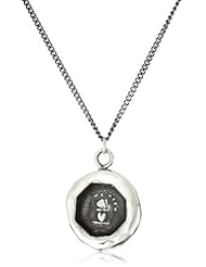 Pyrrha "talisman" Sterling Silver Butterfly and Heart Necklace