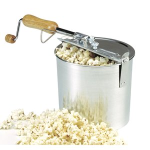 Hand Crank Popcorn Popper 4 Quart