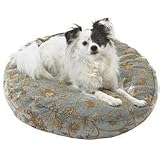 Round Poly Bed Lg Cashew