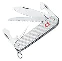 VICTORINOX Taschenwerkzeug Farmer, Alox silber gerippt