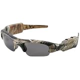POV ACTION VIDEO CAMERAS AGC20-4CA POLARIZED SUNGLASSES WITH BUILT-IN VIDEO CAMERA CAMO