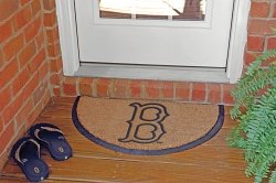 Boston Red Sox Half Moon Door Mat