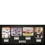 Dale & Dale Jr. Earnhardt Uns Dynasty 4 Photo Collage Plaque