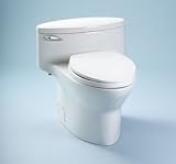 Toto EL SKRTD 1-PC TOILET W/ SC SEAT MS904114#01 Cotton
