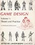 Game Design (Volume 1: Theory and Practice)