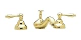 Phylrich D100_003 Polished Brass Revere & Savannah Double Handle Widespread Bathroom Faucet from the