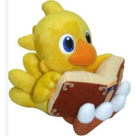  Final Fantasy: Chocobo Reading Magic Book Plush
