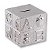 BLOCK BANK - BLOCK SILVER PLATE BABY BANK