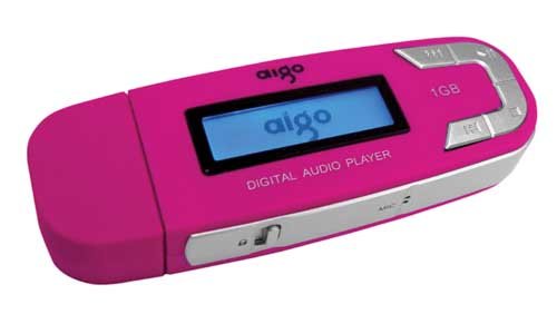 Childrens Toyshop  Electronics : Aigo A208PK MP3 Player Pink 512Mb