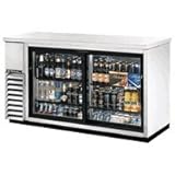 True TBB-24-60G-SD-S 61" 2 Glass Door Stainless Steel Back Bar Cooler | 516 ....