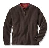 Merino Wool Waffle-Knit Henley