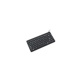 The Slim Cool 12 Washable Waterproof Hygienic Keyboard with Backlighting is a low-profile option with a small footprint and is ideal for Medical, Industrial and Marine use as well as other applications where moisture, cleaning, and durability are