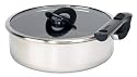 Tefal Compact Stainless Steel Saucepan with Lid, 24 cm