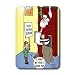 Rich Diesslins Cartoon Days of Christmas TCDC - Dale Hunt - Santa Contributes to the Bad Economy - Light Switch Covers - single toggle switch