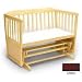 Angel Line Gliding Cradle/Loveseat (Round Spindle Version) Finish: Cherry