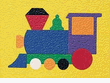 Lauri Textured Crepe Rubber CHOO CHOO PUZZLE Train 13 pcs