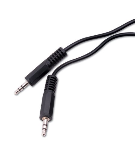 Vanco AC2W50X 3.5mm Stereo Plug to 3.5mm Stereo Plug Cable (Nickel, 50 Feet)