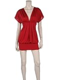 d049 Sexy V Neck Wide Band Salsa Dress