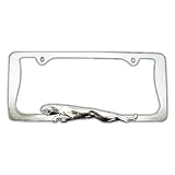 Jaguar Chrome License Plate Frame by UNIQUE AUTOMOTIVE ACCESSORIES