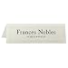 FST71423 CARDS,TENT,CAPITAL,IVORY