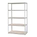 Stur D Stor Boltless Shelving, 5 Shelves, 48w x 24d x 84h, Sand (TNNLSS482484) Catego...