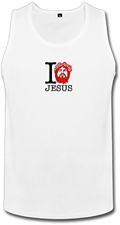 Jogo Men's I Love Jesus Gift Fot Father Young Tank Top