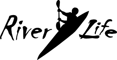 River Life Kayak Sticker Decal Available in All Colors , Just Message Me !