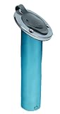 AFI 40019 Flush Mount Fishing Rod Holder with Flip up Cap (Stainless Steel, 60-Degree Tube)