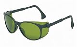 Uvex S4004 Flashback Safety Eyewear, Black Frame, Shade 2.0 Infra-Dura Ultra-Dura Hardcoat Lens