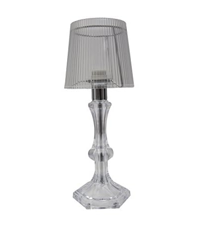 Glam Home Lampada Da Tavolo Trasparente