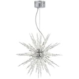 Possini Euro Design Clear Glass Icicle Pendant Light
