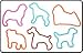 Zany Bandz 24Pack Bag O' Dogz I