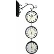 Geneva Clock Co 7014G 3-Piece Hanging Outdoor Clock