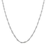 Lovely Smooth 925 Sterling Silver Singapore Chain